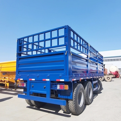 Semiremolque de cerca lateral de 2 ejes para transporte de carga versátil y flexible