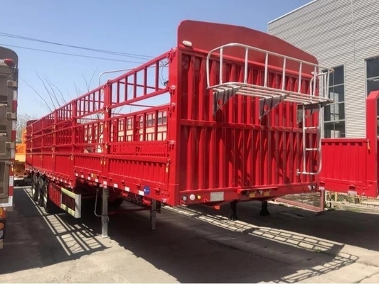 5.8 toneladas de acero al carbono Mecánica de hojas de resorte de suspensión plataforma frontal 1m/1.2/ Semi remolque de cerca