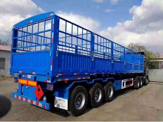 5.8 toneladas de acero al carbono Mecánica de hojas de resorte de suspensión plataforma frontal 1m/1.2/ Semi remolque de cerca