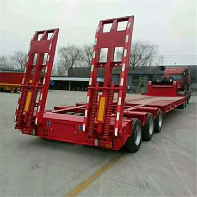 14 neumáticos y 2.3 ejes de lecho bajo Lhy940d para el transporte de maquinaria pesada