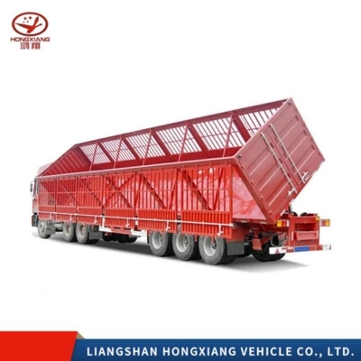 Ingeniería de ventas Transporte Cercas de acero Full trailer Cercas de almacén Semi-remolque