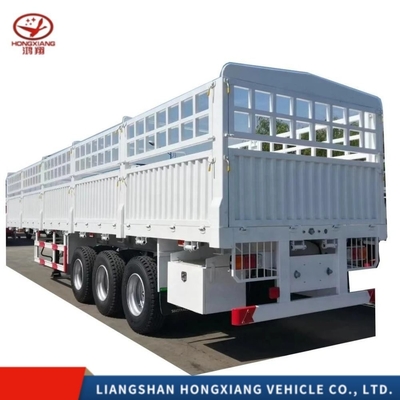 3 Ejes 45FT 48FT 60ton Dropside Cargo Pared lateral Semirremolque para vallas de pared lateral de servicio ligero