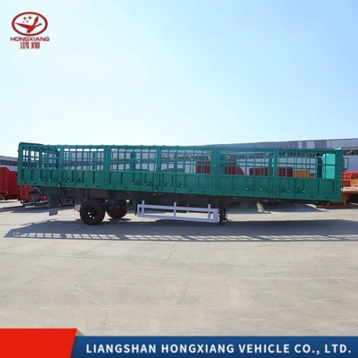 3 Ejes 45FT 48FT 60ton Dropside Cargo Pared lateral Semirremolque para vallas de pared lateral de servicio ligero