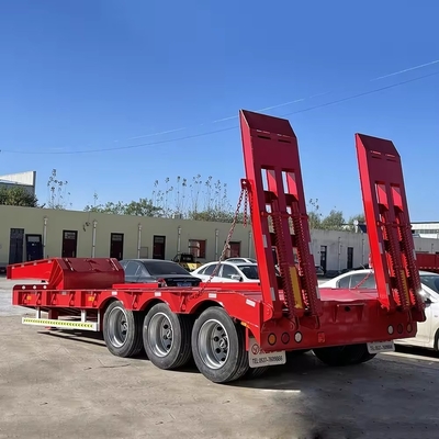 14 neumático 60 80 100 toneladas cargador semirremolque 4 ejes 5 ejes pesado semirremolque lowboy