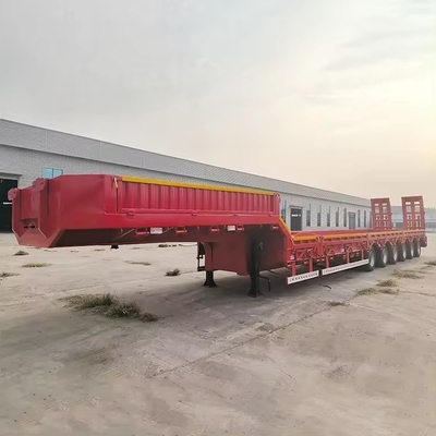 14 neumático 60 80 100 toneladas cargador semirremolque 4 ejes 5 ejes pesado semirremolque lowboy