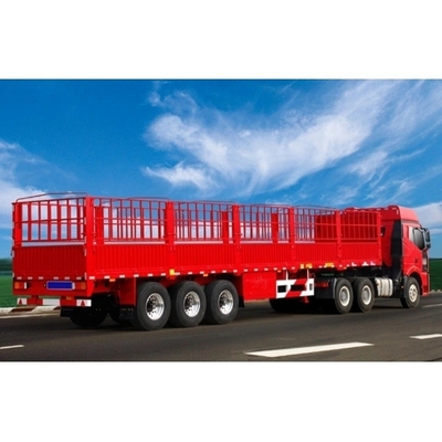 40ft 3 ejes 60tons caída cerca de pared lateral semirremolque remolque de caballos cercas semirremolque