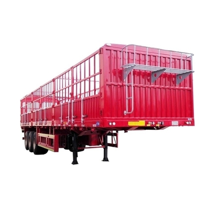 40ft 3 ejes 60tons caída cerca de pared lateral semirremolque remolque de caballos cercas semirremolque