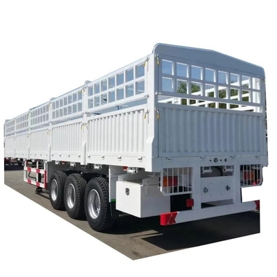 40ft 3 ejes 60tons caída cerca de pared lateral semirremolque remolque de caballos cercas semirremolque