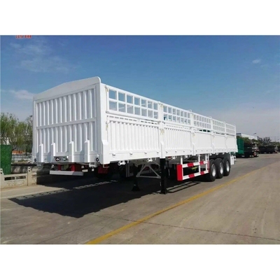 40ft 3 ejes 60tons caída cerca de pared lateral semirremolque remolque de caballos cercas semirremolque