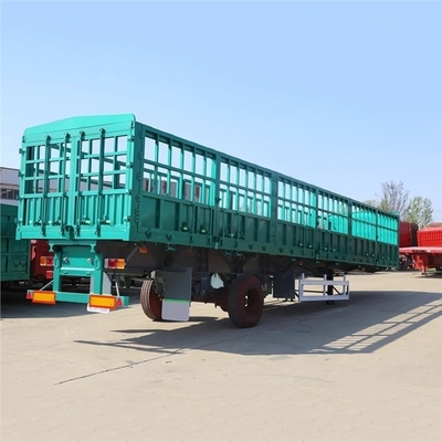 Semiremolque de 3 ejes de pared lateral ligero para transporte de carga pesada y de gran capacidad