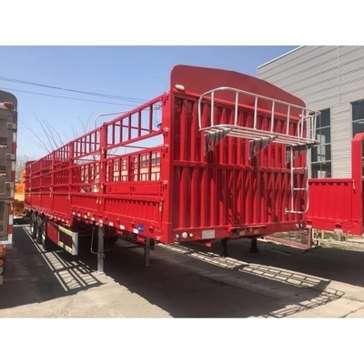 Acero 40ton 60ton Pared lateral Semirremolque Recinto Contenedor de carga remolque 2023 modelo 3 eje