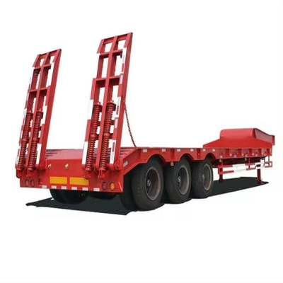 Grado de carga pesada de carga baja extensible remolque de cubierta con transporte hidráulico de palas de viento