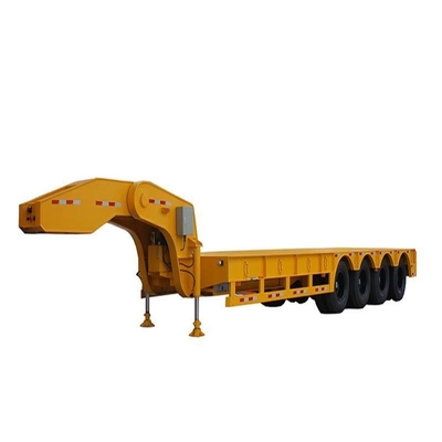 MacPherson Tipo 3 Ejes 20FT 40FT Semicontenedor de cama plana Venta de camión remolque 2024