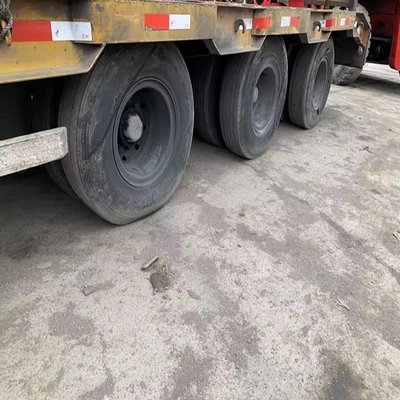 Cargador de cama baja esquelética Semi-S 40FT 20FT Camiones Contenedor Remolque de transporte para duradero