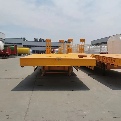 Cargador de cama baja esquelética Semi-S 40FT 20FT Camiones Contenedor Remolque de transporte para duradero