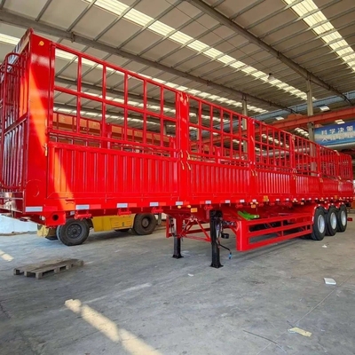 Semirremolque de tipo furgoneta con cerca automática para transporte y transporte a larga distancia