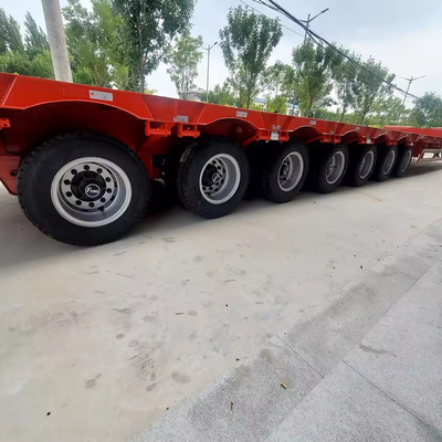 Remolque de lecho de gravedad con eje bajo de 13 t para el transporte de equipos pesados