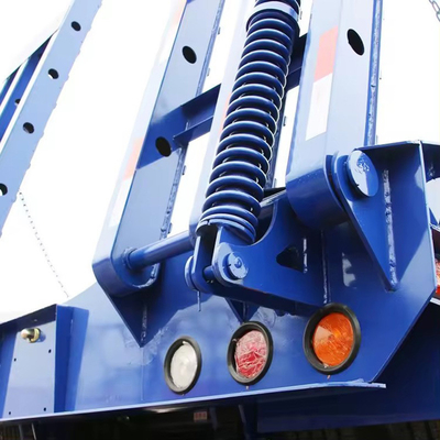 13T Eje 2/3/4/5 Ejes 18m 45T Flatbed Extensible Remolque desmontable con cerradura de contenedores