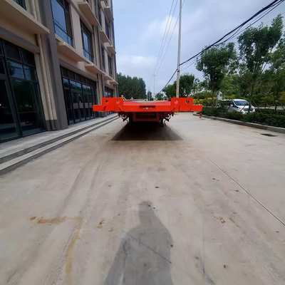 Suspensión MacPherson Contenedor 80t Chasis Cargador Remolque de niño bajo para transporte pesado