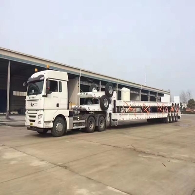 Camiones de remolque de lecho bajo para cabeza de tractor y remolque de lecho plano de 40 pies en el mercado