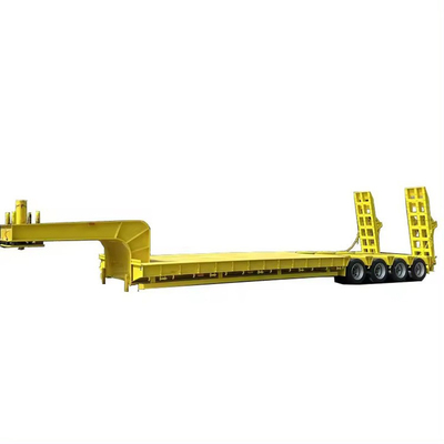 3 ejes 20FT 40FT chasis de contenedor cama plana semirremolque con suspensión tipo Mac Pherson