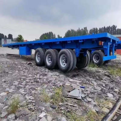 Semi remolque de baja carga de 13 t con Dolly 3 4 5 Eje Semi remolque de camión de 80 t de acero