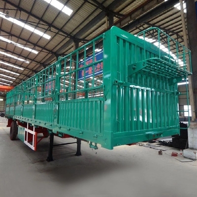 40FT Semi-remolque lado de la cortina para la personalización de contenedores de piso plano de grado de trabajo ligero