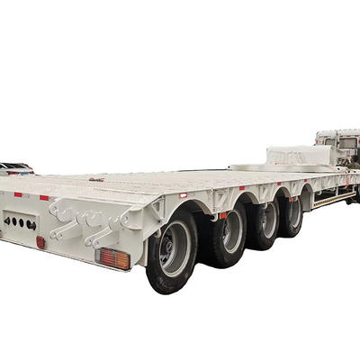 1820mm Paso 12 Número de neumático de trabajo pesado cuello de ganso cargador bajo cama baja Lowboy camión remolque