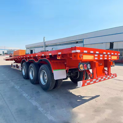 1820mm Paso 12 Número de neumático de trabajo pesado cuello de ganso cargador bajo cama baja Lowboy camión remolque