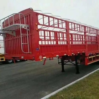 Semirremolque de alto obstáculo tipo brazo cruzado para el transporte de carga pesada y ganado