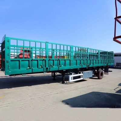Autodumping 3 Ejes 4 Ejes Carga a granel Recinto de carga Pared lateral Semirremolque 50-80 toneladas