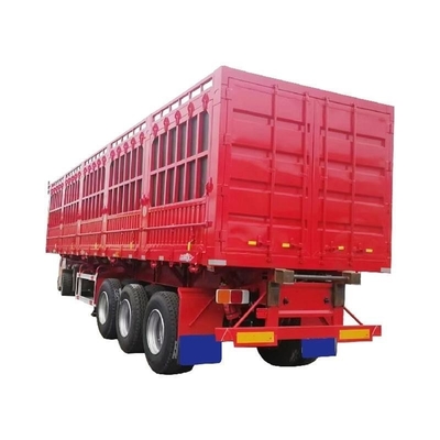 40 t 60 t 3 ejes cerca lateral de alto nivel ganado vivo transporte de ganado cerca de montaje semirremolque