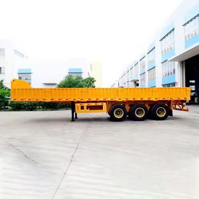 Pierna de aterrizaje manual 5 Ejes 80 toneladas Remolque de carga baja para transportar excavadora grúa