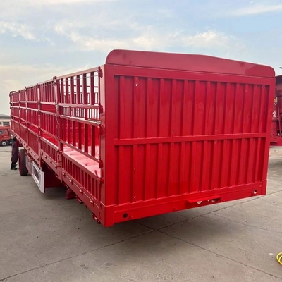Semirremolque para transporte de mercancías a granel de 40 toneladas con alto obstáculo y frenado antibloqueo ABS