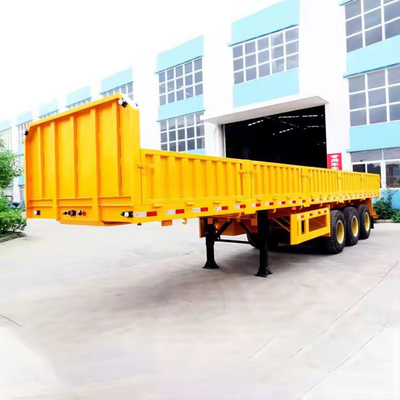 Transporte de equipos pesados Semi-remolque de cama baja con banda de rodadura de 1820 mm