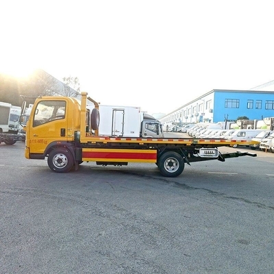 Jmc 4*2 Camión remolcador destructor cama plana 2 toneladas grúa ligera Camión remolcador plano combustible diesel