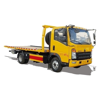 3 toneladas de carga ligera I-Suzu Kv100 4X2 deslizamiento de cama plana Recuperación remolcador para Kirguistán