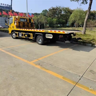 Personalización camión de remolque con lecho plano 1 Suzu 5 toneladas remolque de recuperación de carreteras