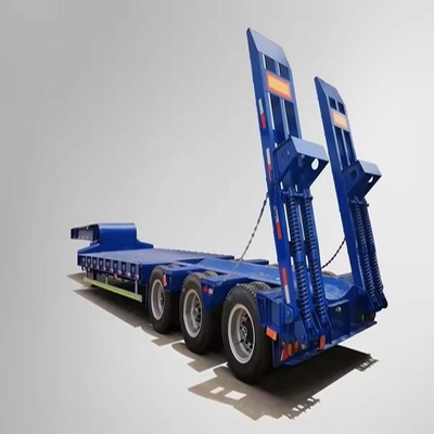 Remolque de baja altura con sistema de suspensión del brazo trasero Remolque de baja altura con cama baja
