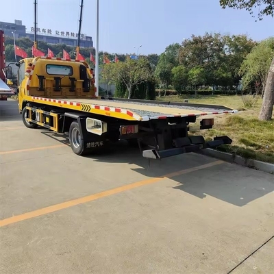 4*2 Wrecker Road Block Flatbed Cargo Tow Truck para el apoyo técnico en línea y el mercado