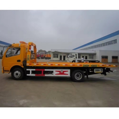 Japón I-Suzu Wrecker Remolque Camión de control remoto Hidráulico Roll Back Piso plano 4X2 6 Ruedas