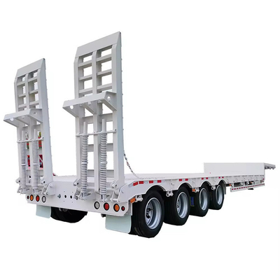 40 toneladas 45 toneladas 50 toneladas de semirremolque de lecho bajo para el transporte de carga pesada a un precio asequible