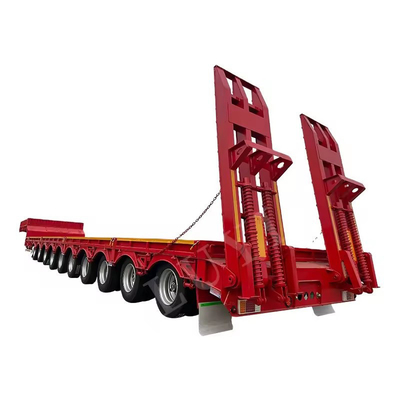 40 toneladas 45 toneladas 50 toneladas de semirremolque de lecho bajo para el transporte de carga pesada a un precio asequible