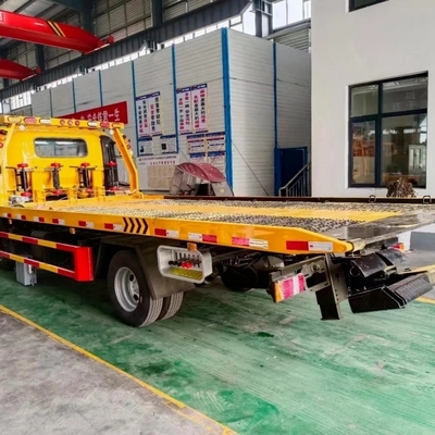 Camión de recuperación de cama plana DFAC con soporte técnico en línea y servicio postventa