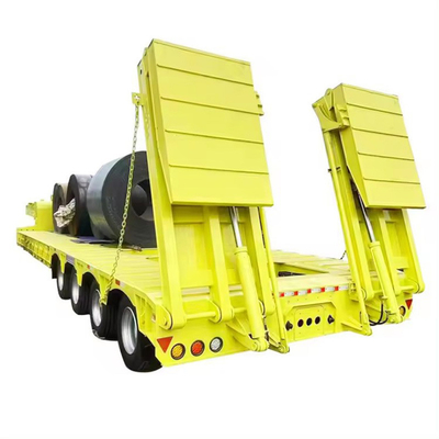 Chasis de contenedor de 3 ejes 40FT 60FT de cama plana Semirremolque con neumáticos 12r22.5