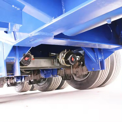 1 año de servicio postventa 3 ejes 50t Lowbed Lowboy Low Flatbed Loader Drop Deck Trailer