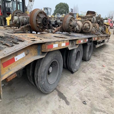Trailer de camión de piso plano de 40 pies con bloqueo de torsión de 12 PCS y banda de rodadura de 1820 mm