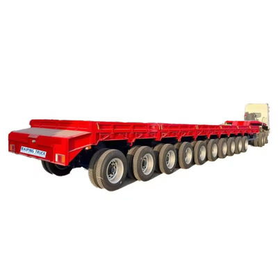 Cargador de excavadora de diseño de 60 t Desmontable de cuello de ganso Lowboy Remolque de camión de cama baja Semi remolque