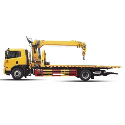 Cliente principal 3 toneladas Dongfeng rotador de cama plana remolcador camión destructora con 4 toneladas de cabrestante hidráulico