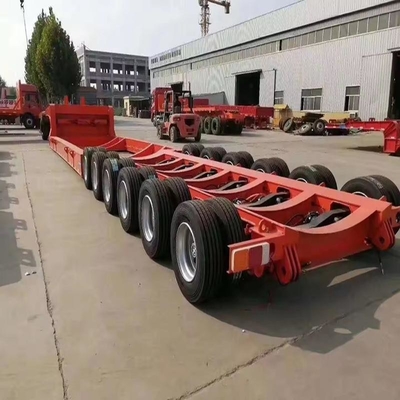 12r22.5 neumático 3 ejes 4 ejes contenedor semirremolque 40hq semirremolque de carga de cama plana
